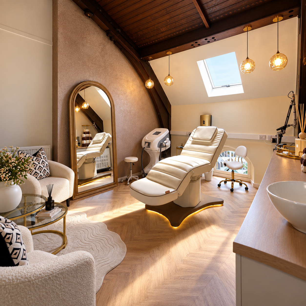 Treatment room at Kate & Co.